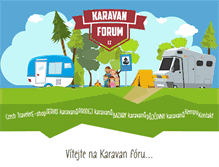 Tablet Screenshot of karavan-forum.cz